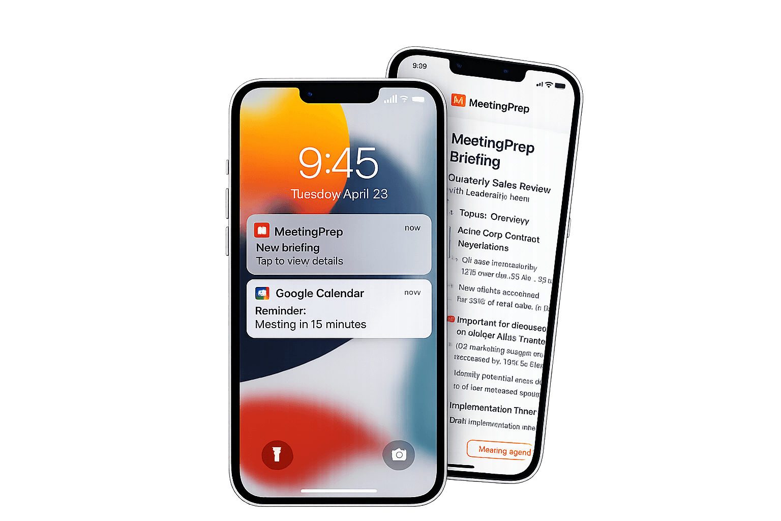 MeetingPrep Dashboard